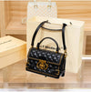 Diamond Grid Design - Leather Handbags