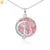 Natural Moon Charm - Cat Necklace