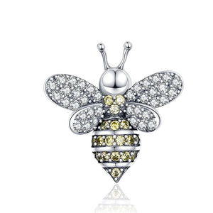 Beautiful bee-themed bracelet charms
