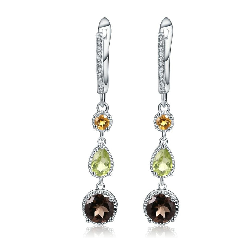 Smokey Citrine (Sterling Silver) Earrings