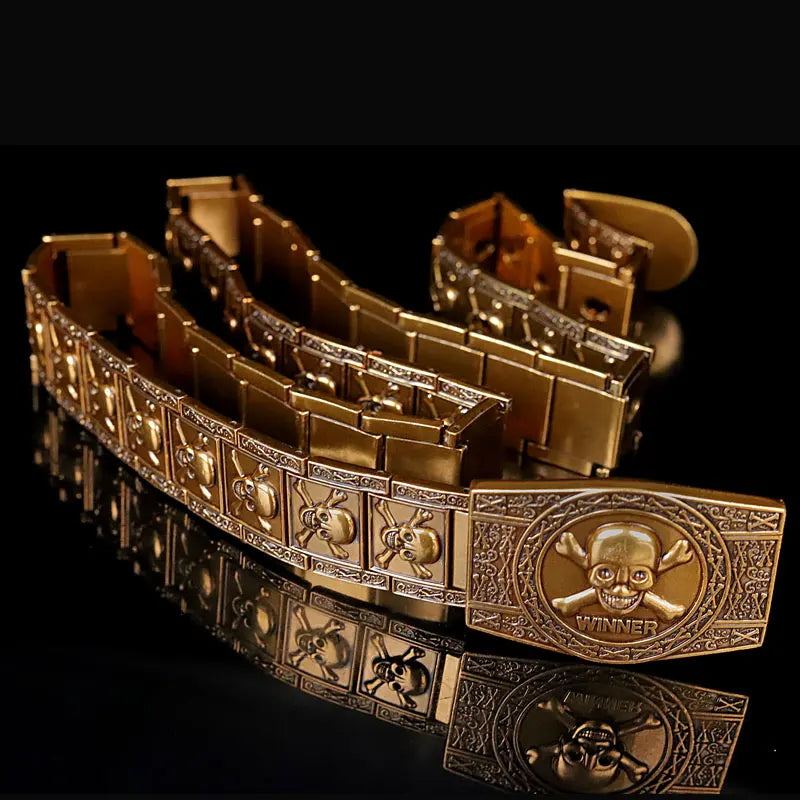 Men's Skull Buckle (Stainless) Belts