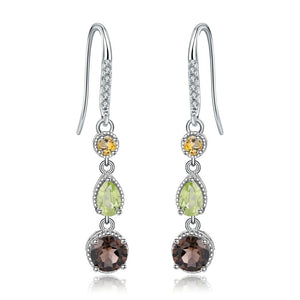 Smokey Citrine (Sterling Silver) Earrings