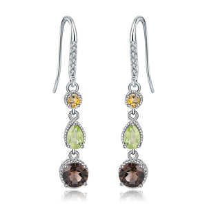 Smokey Citrine (Sterling Silver) Earrings