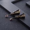 Golden Honey - Raindrop Earrings
