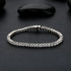Sterling/Emerald (15-18cm) Bracelet