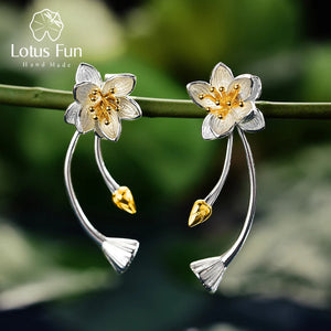 Lotus Fun (925 Sterling) Earrings