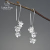 Elegant Forget-me-not Flower (Sterling) Earrings