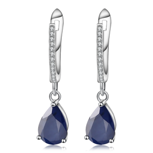 Sky Blue Topaz 925 Earrings (USA)