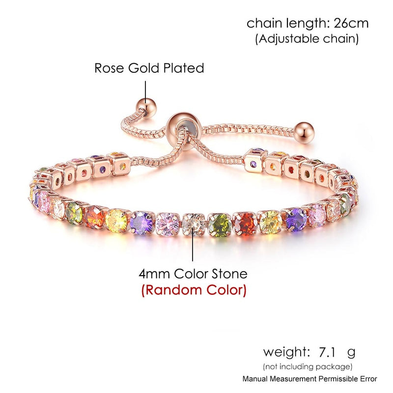 Rainbow Crystal Bracelets