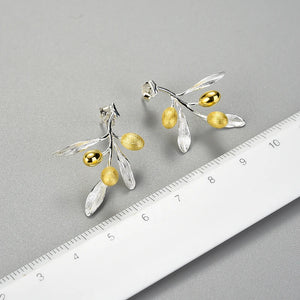 Olive Leaf Branch - Jewelry Set