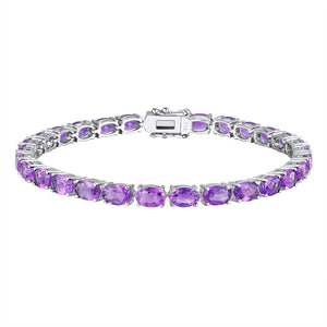 Natural Sterling - Topaz Amethyst Bracelets