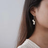Elegant Forget-me-not Flower (Sterling) Earrings