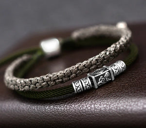 Braided Good Luck Bracelet (S925 Silver)