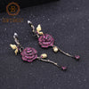 Elegant Garnet Gemstone Earrings USA