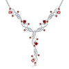 Red Garnet Sterling Necklace USA