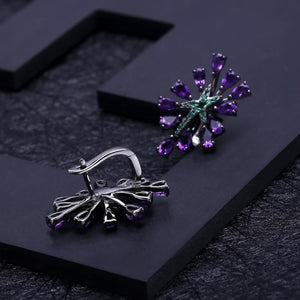 Purple Rain Earrings (Sterling)