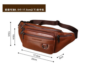 Travel Men's - Leather Waist Bag