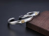 Flying Eagle Bangle (100% 925 Sterling Silver) Men Women