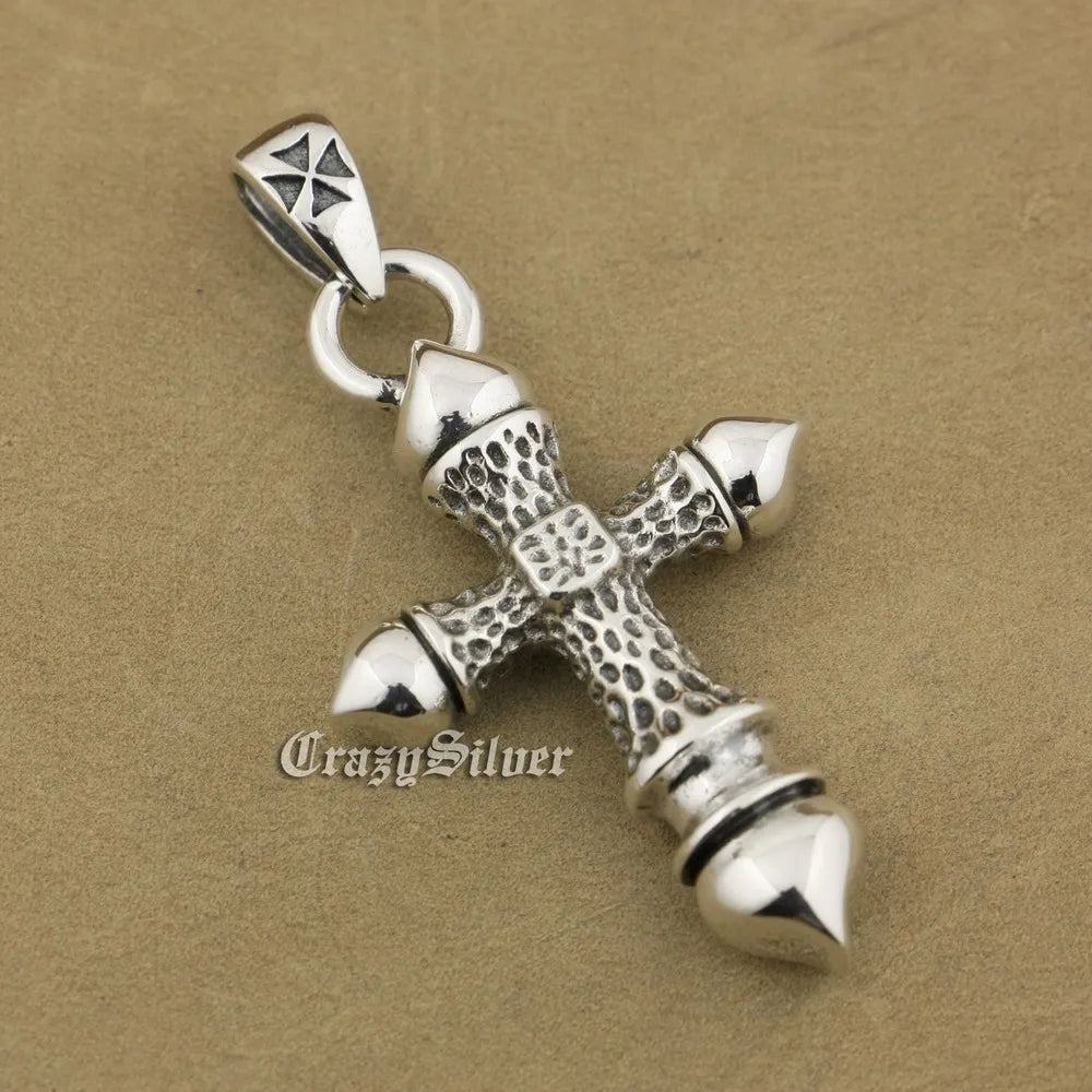 Men's Heavy (925 Sterling) Cross Necklace