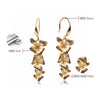 Gold Flower Earrings