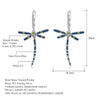 DRAGONFLY Sterling Drop Earrings (USA)