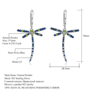 DRAGONFLY Sterling Drop Earrings (USA)