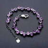 Purple Gem - Sterling Bracelet