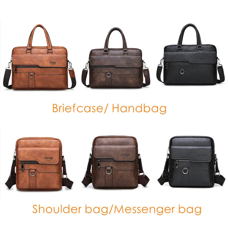 JEEP Leather - Men's Briefcases