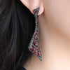 Red Garnet Sterling Earrings USA