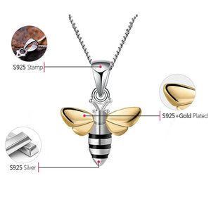 Bee Sterling Necklace