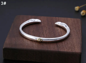 Flying Eagle Bangle (100% 925 Sterling Silver) Men Women