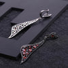 Red Garnet Sterling Earrings USA
