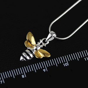 Bee Sterling Necklace