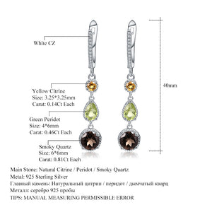 Smokey Citrine (Sterling Silver) Earrings