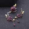 Elegant Garnet Gemstone Earrings USA