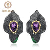 Gothic Lily - Sterling Earrings USA