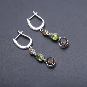 Smokey Citrine (Sterling Silver) Earrings