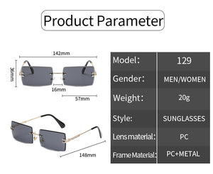 Summer UV - Rimless Sunglasses