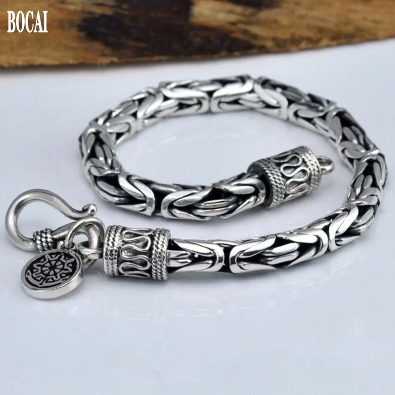 Men's Good Luck - Silver Bracelet