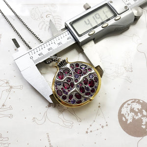 Chain Necklace - Pomegranate Silver