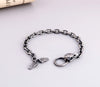 Handmade 925 Silver Skull Mens Bracelet