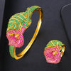 Tulip Leaf Bridal Jewel Set