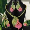 Tulip Leaf Bridal Jewel Set