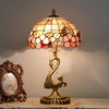 Tiffany Swan Table Lamp