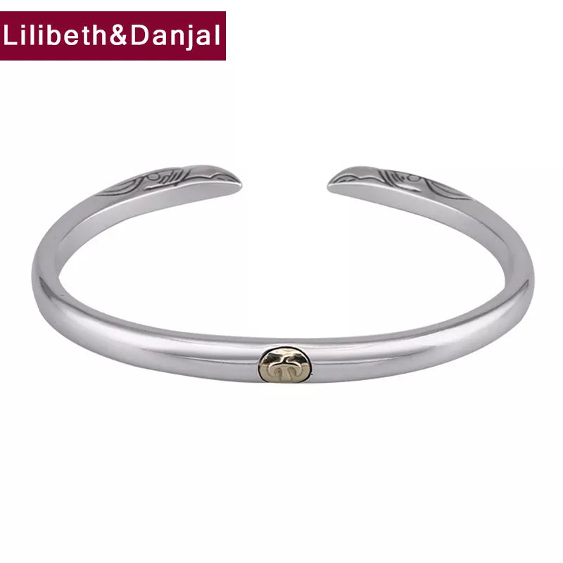 Flying Eagle Bangle (100% 925 Sterling Silver) Men Women