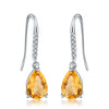 Sky Blue Topaz 925 Earrings (USA)