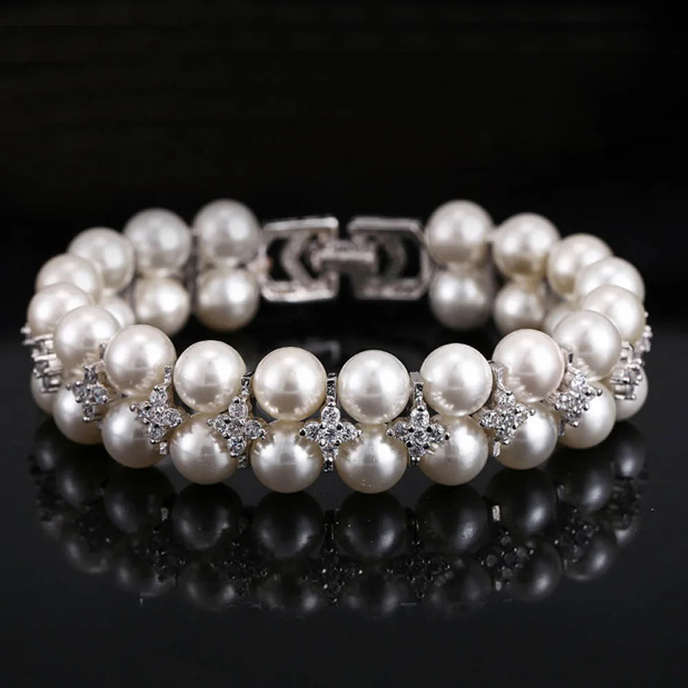 Bridal Grace Pearl Bracelet