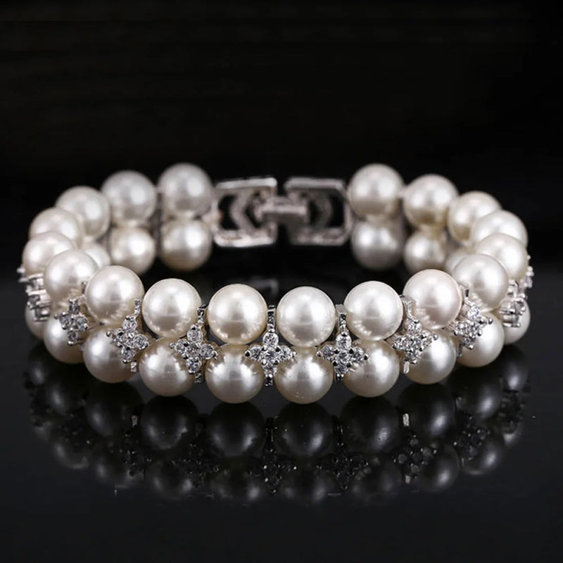 Bridal Grace Pearl Bracelet