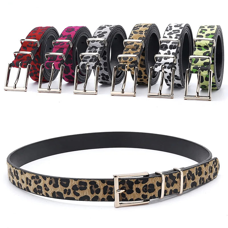 Leopard Ladies Belts