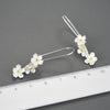 Elegant Forget-me-not Flower (Sterling) Earrings